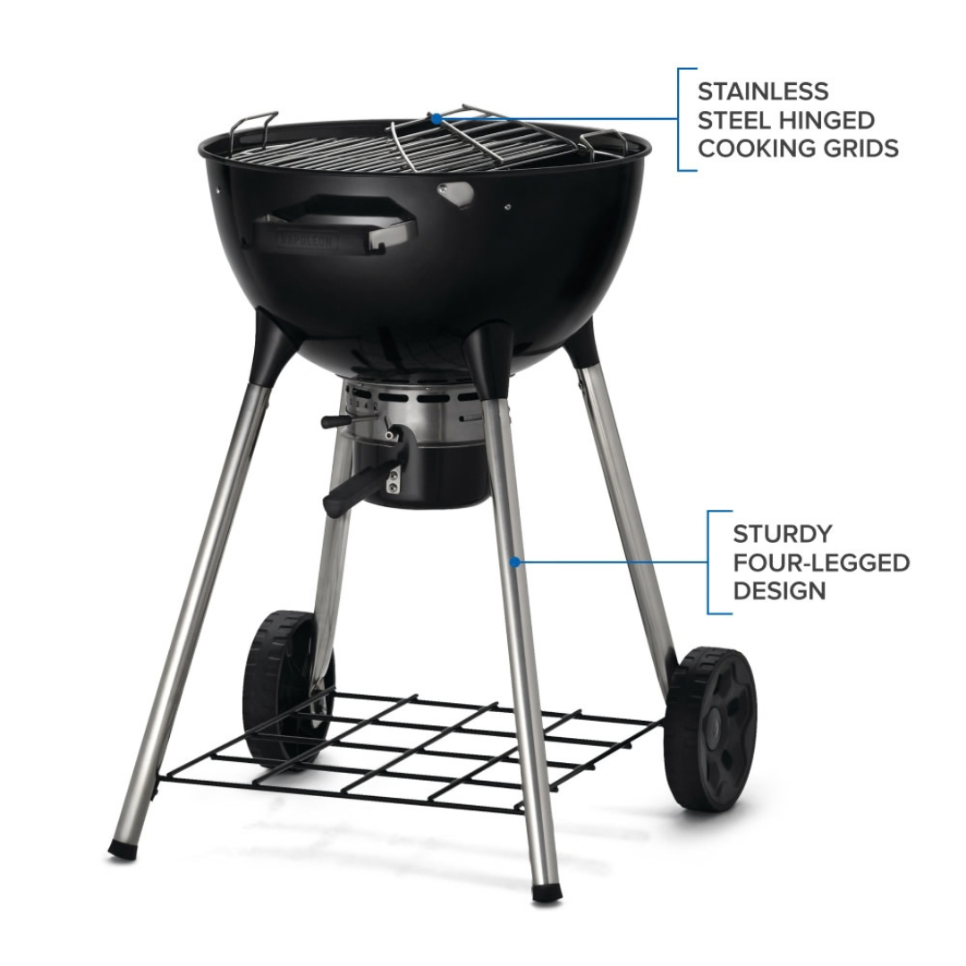 Napoleon Premium 22 Charcoal Kettle 22-inch Kettle Grill
