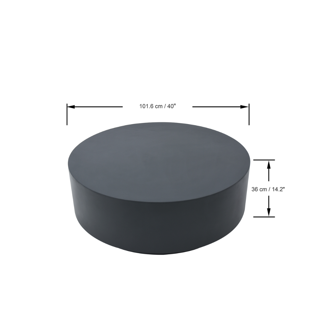 Elementi ROME Column Series Coffee Table Large - Slate Black