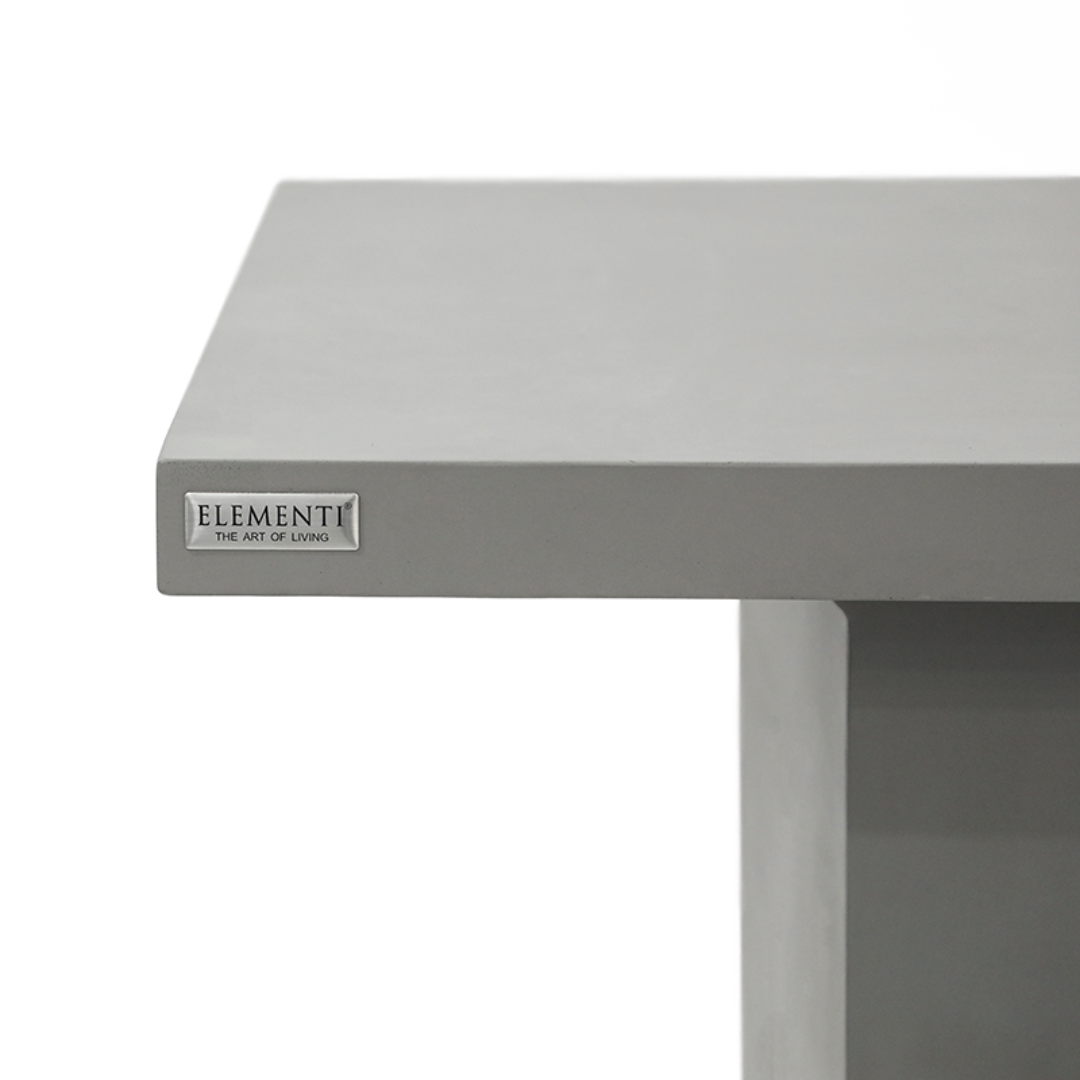 Elementi SANTIAGO Dining Table Rectangle - Space Gray