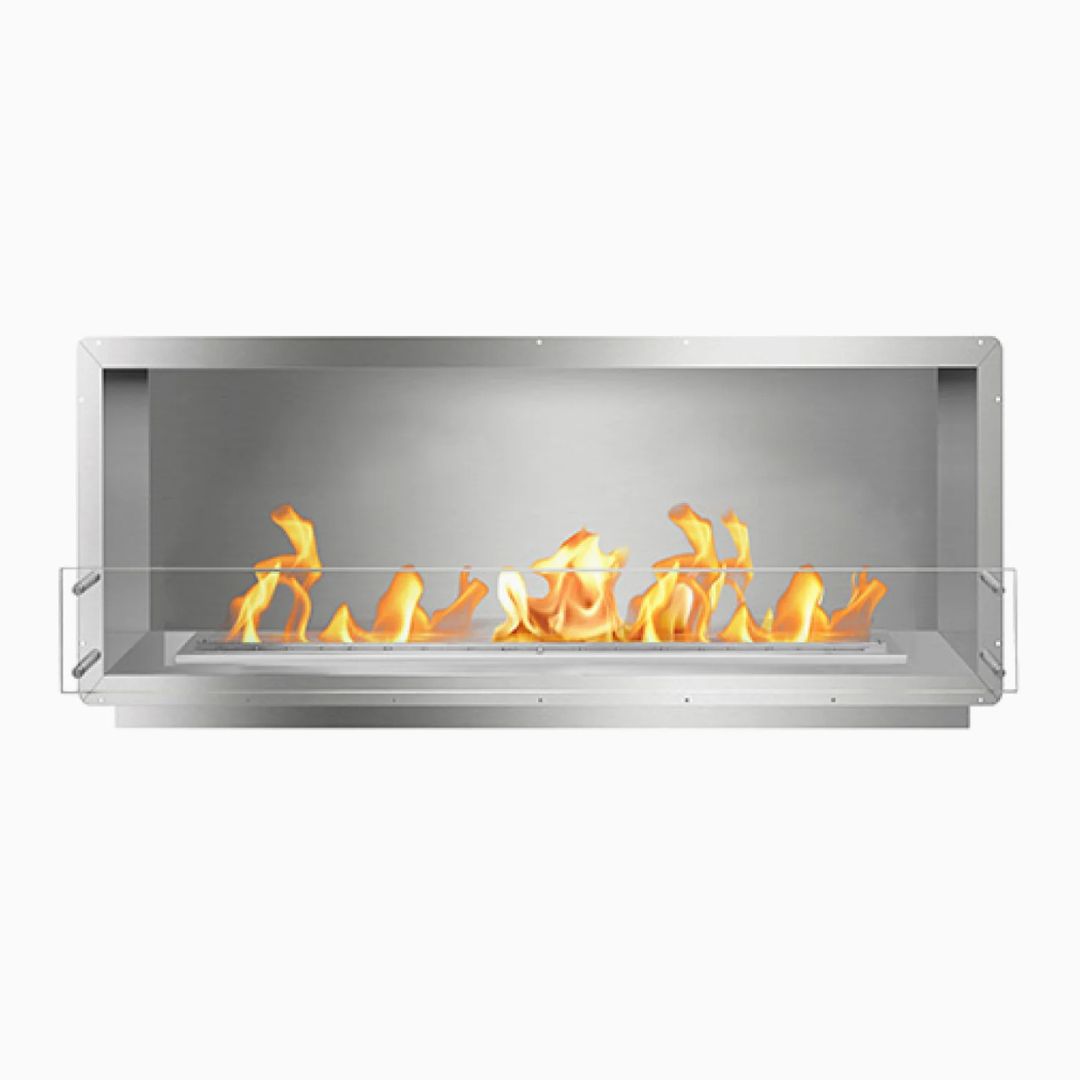 Bioflame 60" Firebox – Single-sided Flush Mount with 48" Burner – Stainless Steel