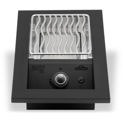Napoleon Built-in 700 Series Single Infrared Burner with Matte Black Cover