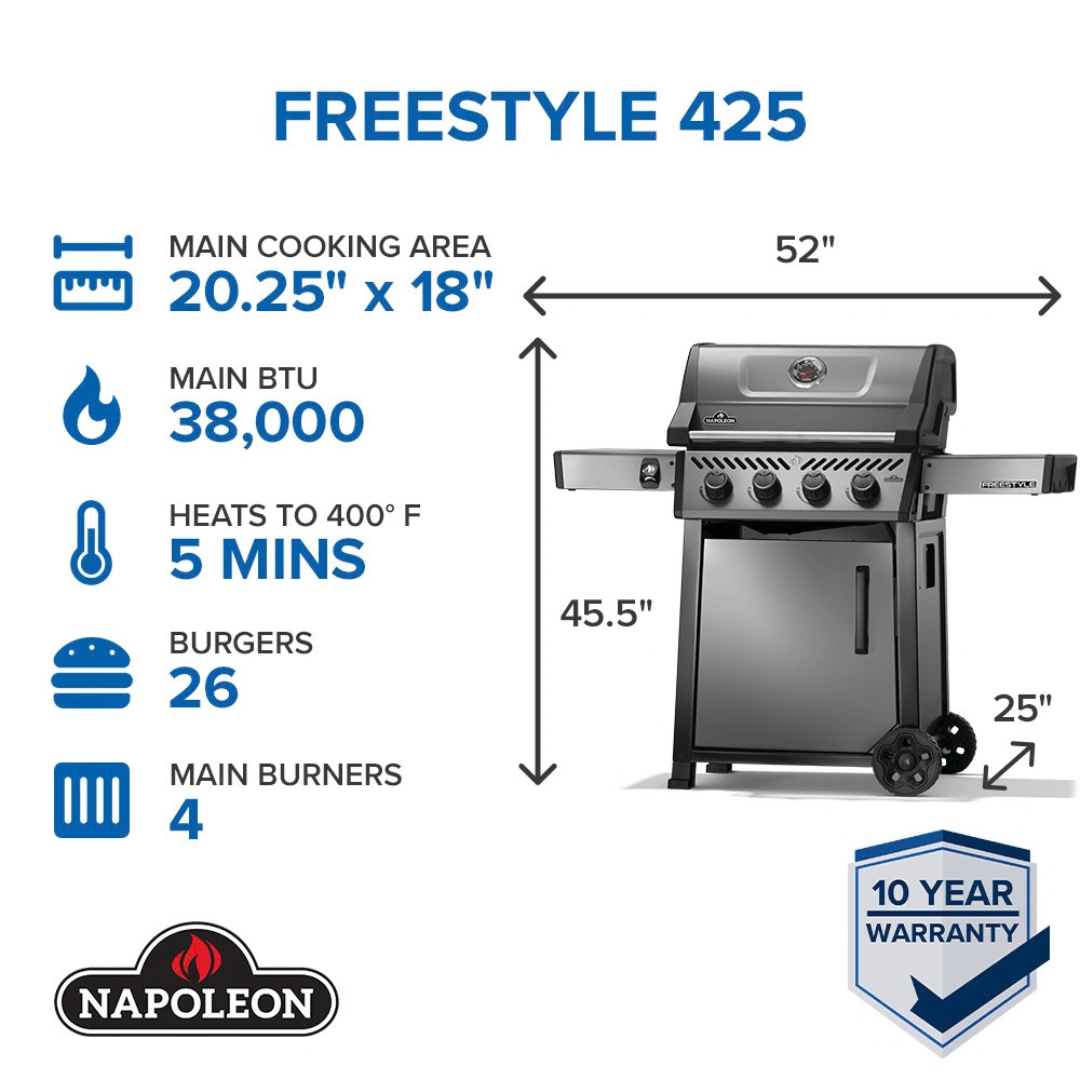 Napoleon Freestyle™ 425 4-Burner, Gas Grill