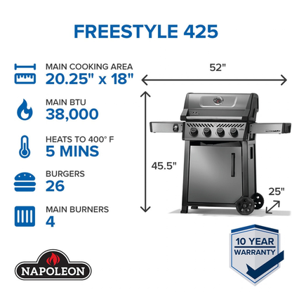 Napoleon Freestyle™ 425 4-Burner, Gas Grill