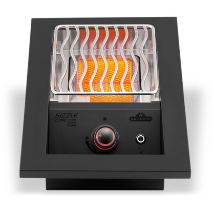 Napoleon Built-in 700 Series Single Infrared Burner with Matte Black Cover
