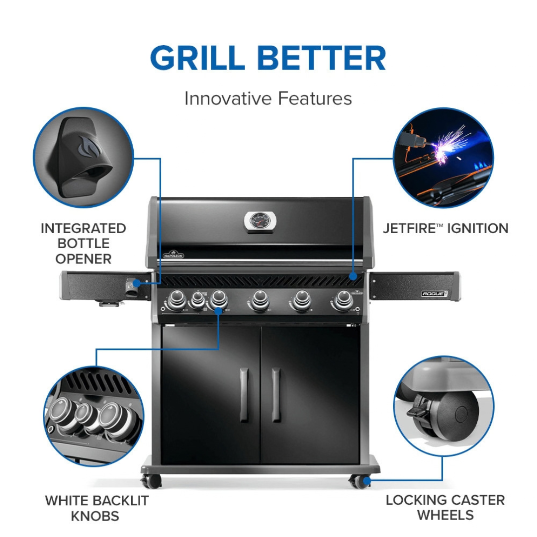 Napoleon Rogue® PRO 625 SIB with Infrared Side Burner