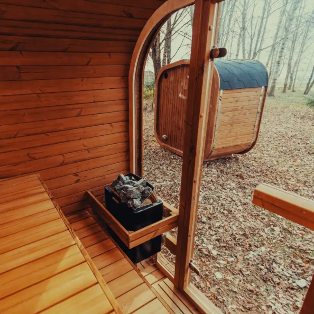 Mande Spa MW16 ThermoWood® — 4 Person Outdoor Sauna