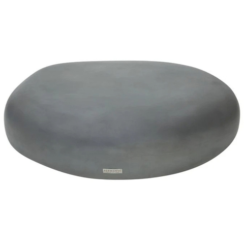 Elementi Home Hawaii 39" Medium Moon Grey Concrete Pebble Table
