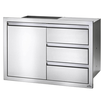 Napoleon 36 x 24 inch Single Door & Triple Drawer Combo
