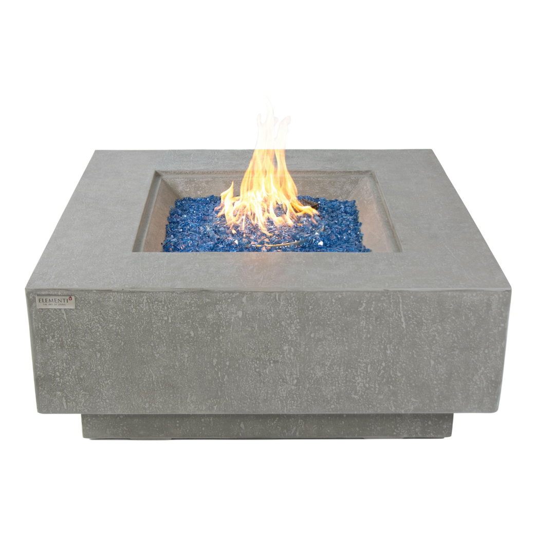 ELEMENTI PLUS VICTORIA Fire Table Light Gray
