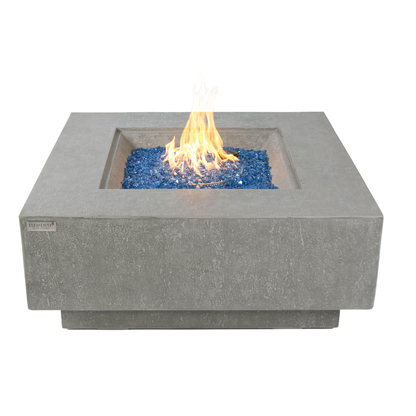 ELEMENTI PLUS VICTORIA Fire Table Light Gray