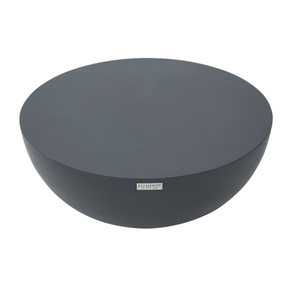 Elementi Chronos Slate Black 34" Concrete Coffee Table Medium