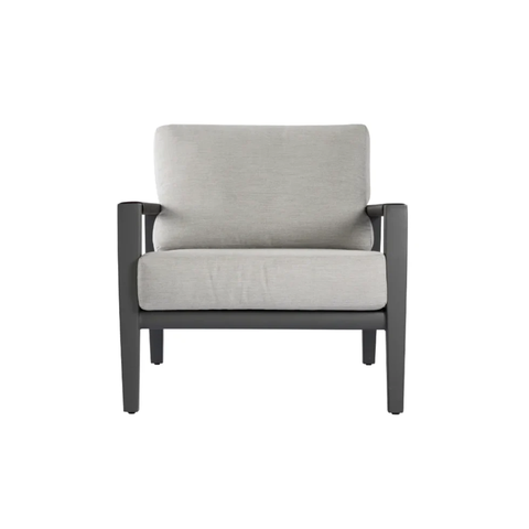 Elementi Laguna Outdoor Aluminum Lounge Chair with Sunbrella® Cushions