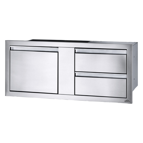 Napoleon 42 x 16 inch Single Door & Double Drawer Combo