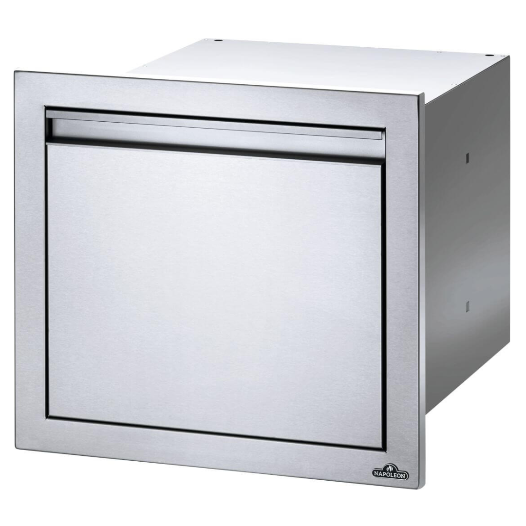 Napoleon 18 x 16 inch Large Single Drawer (Stainless Steel)