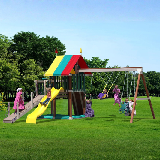 PlayMor Golden Retreat Swing Set