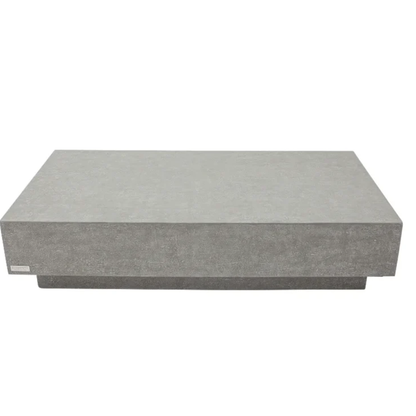 Elementi Tevere 60" Concrete Coffee Table - Space Gray