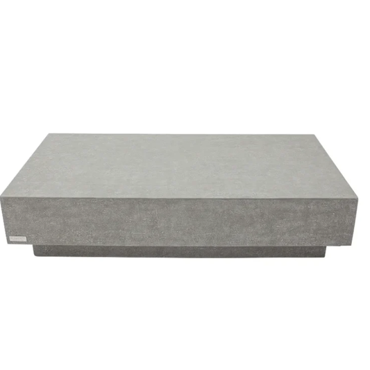 Elementi Tevere 60" Concrete Coffee Table - Space Gray