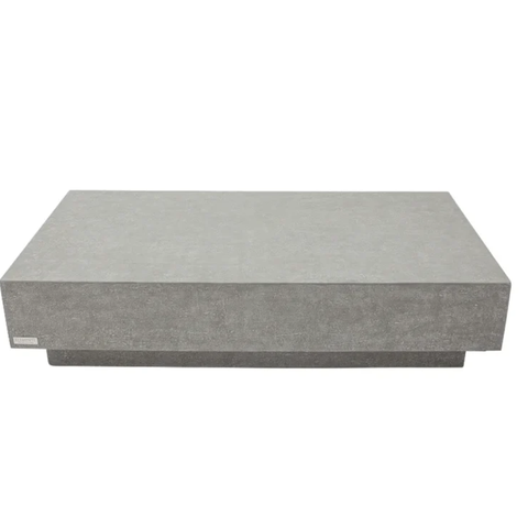 Elementi Tevere 60" Concrete Coffee Table - Space Gray