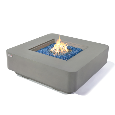 ELEMENTI PLUS LUCERNE Fire Table - Light Gray