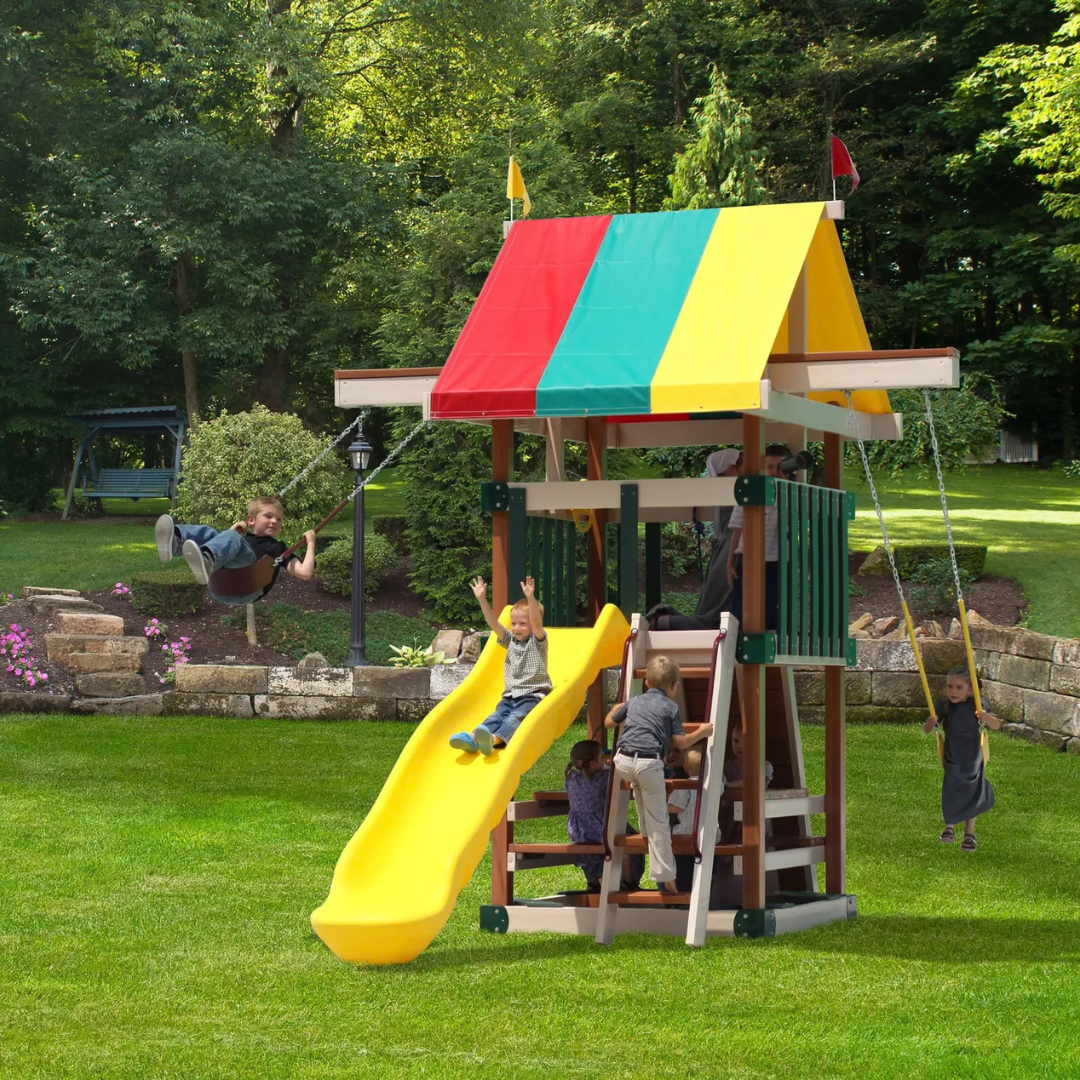 PlayMor Family Space Saver Swing Set