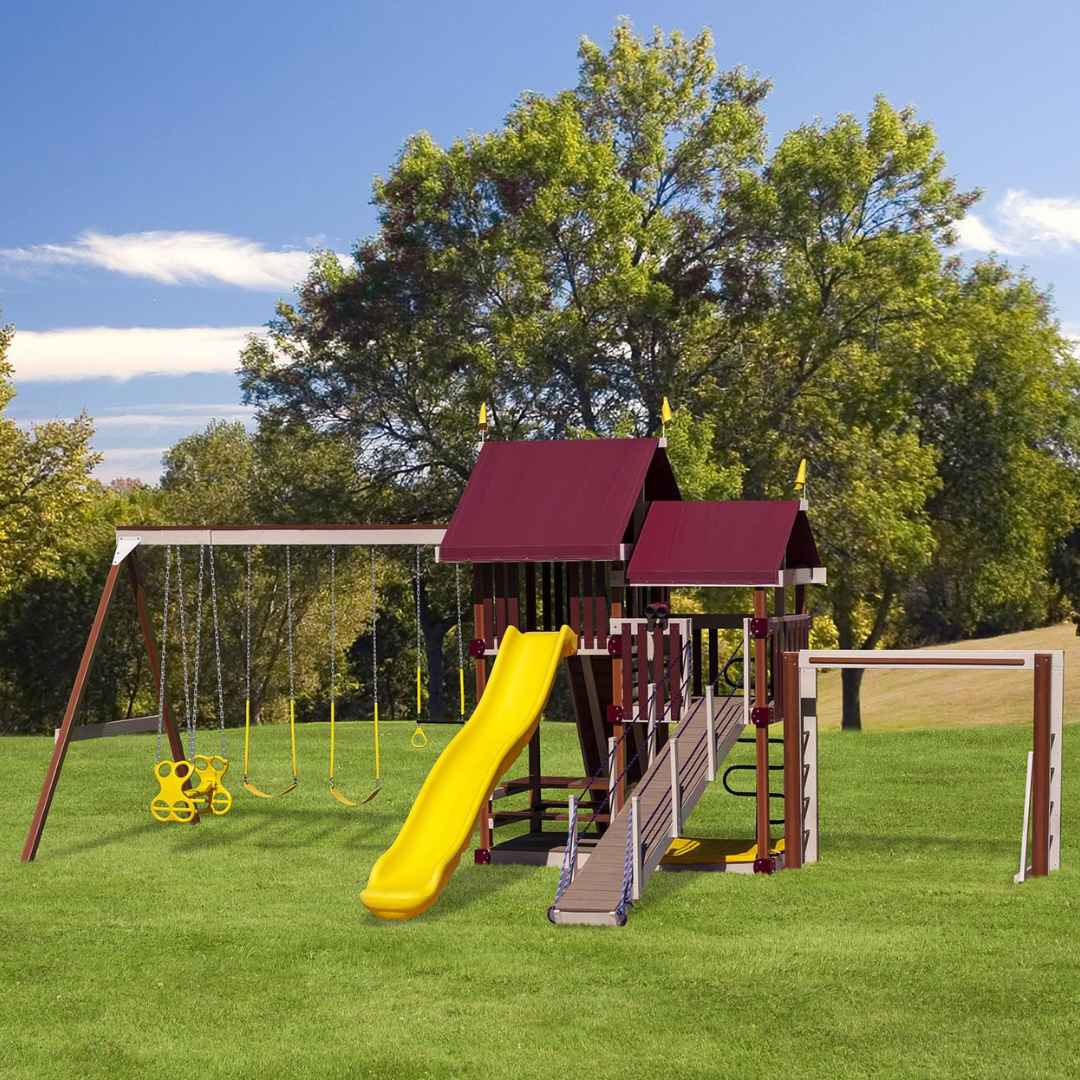 PlayMor Deluxe Supreme Swing Set