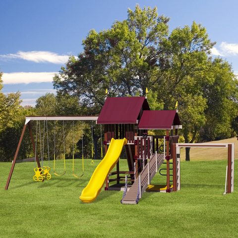 PlayMor Deluxe Supreme Swing Set