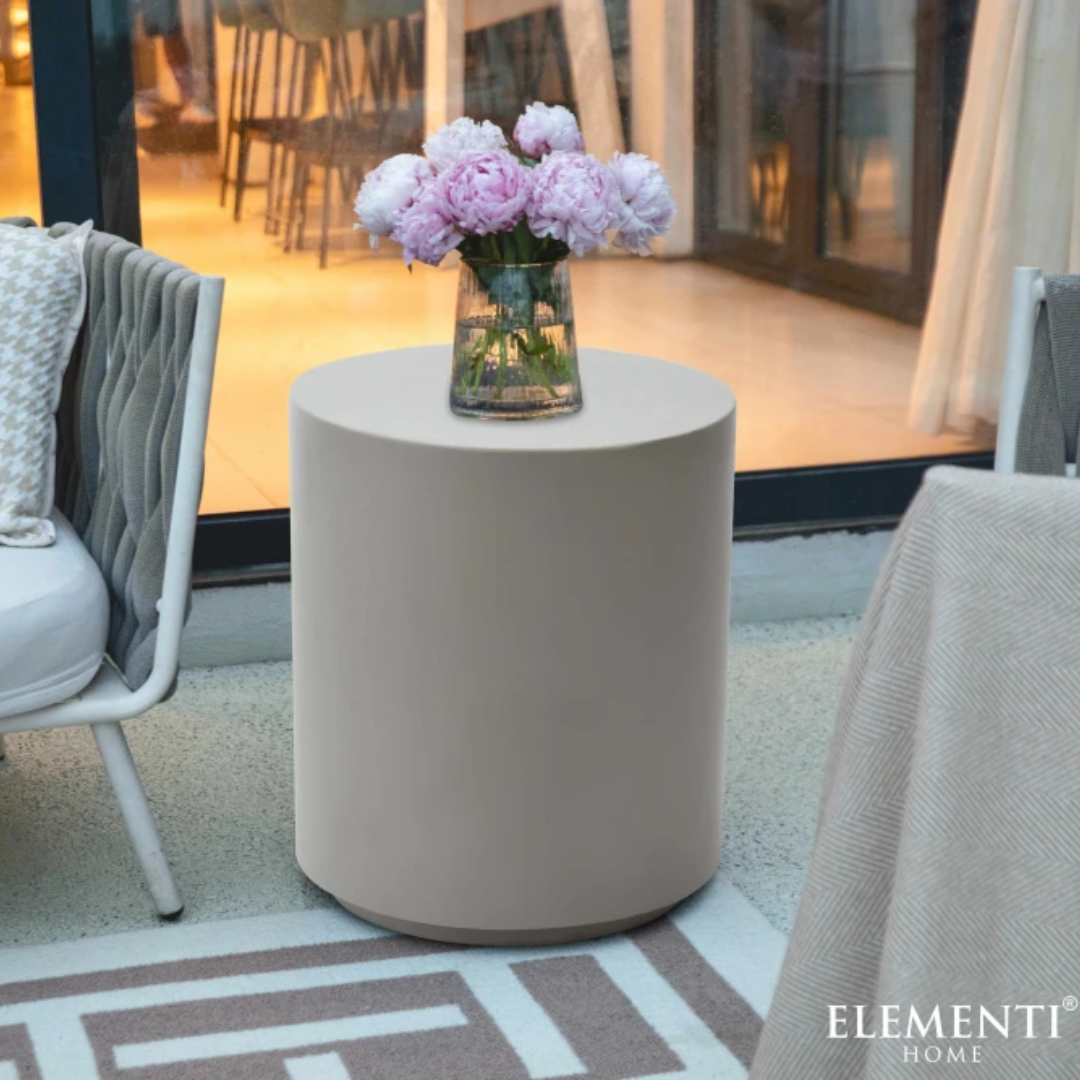 Elementi Rome Side Table - Space Gray