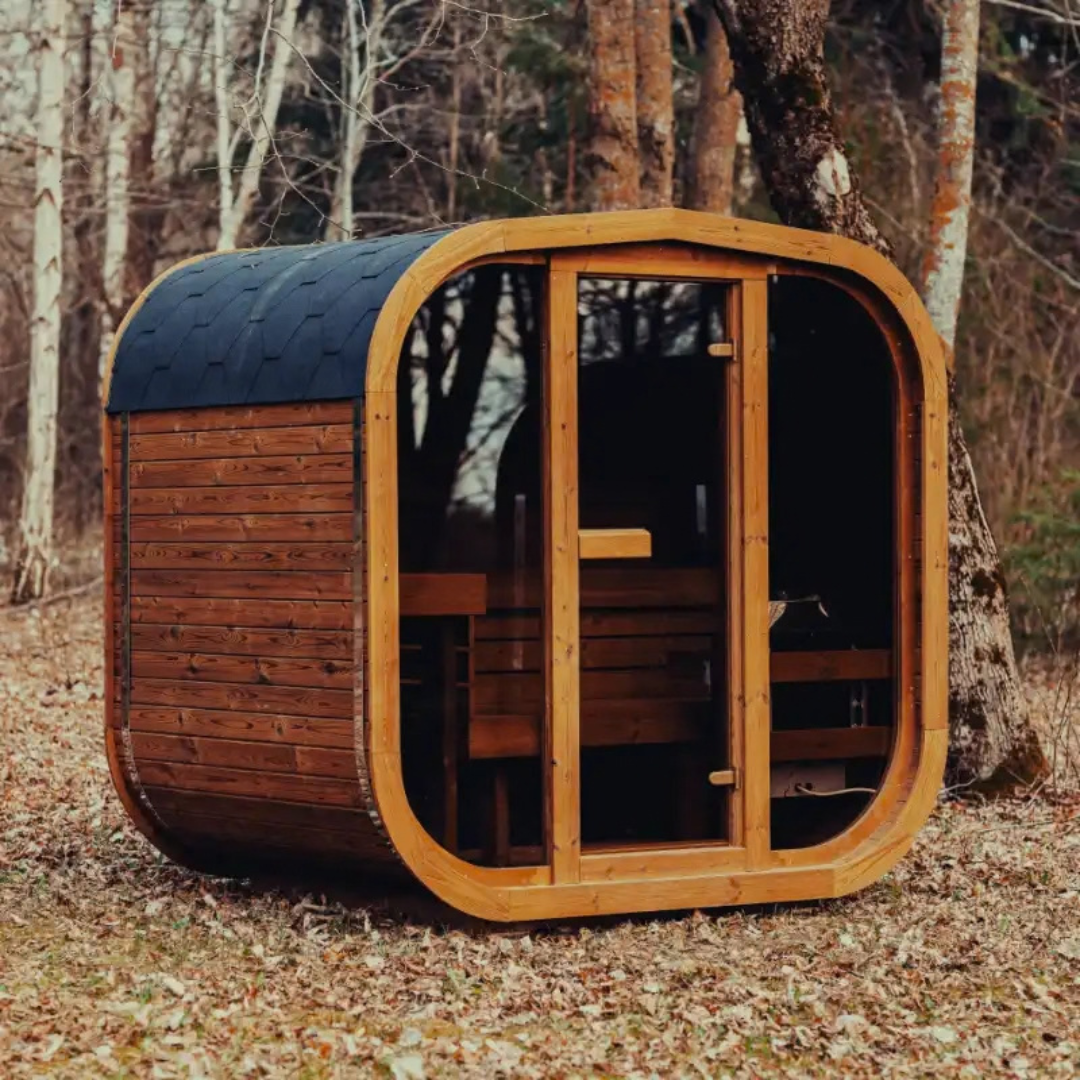 Mande Spa MW16 ThermoWood® — 4 Person Outdoor Sauna