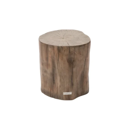 Elementi Daintree 19.3" Stump Side Table for Indoor & Outdoor - Red Wood