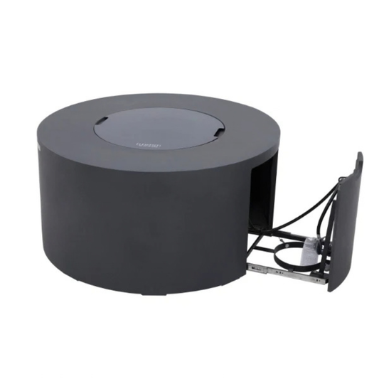 Elementi Elementi Pacaya Fire Table OFG311 With Propane Tank Drawer