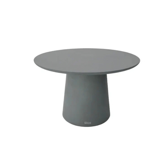 Elementi Rio 48" Round Concrete Dining Table- Moon Gray