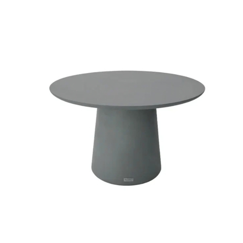 Elementi Rio 48" Round Concrete Dining Table- Moon Gray