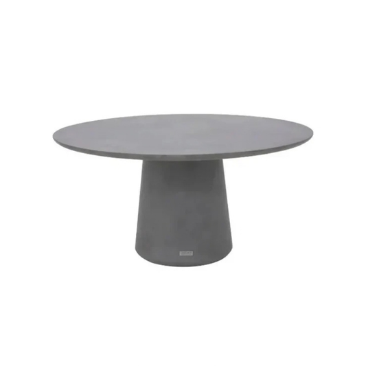 Elementi Rio 60" Round Concrete Dining Table- Space Gray