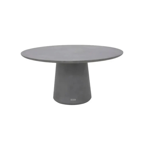 Elementi Rio 60" Round Concrete Dining Table- Space Gray