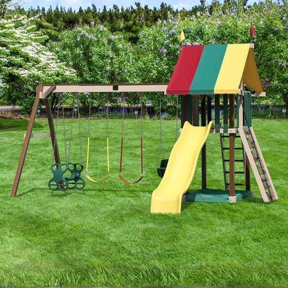 PlayMor Jolly Retreat Swing Set