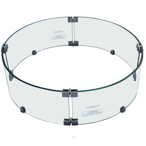 Element Wind Screen Window Shield for Lunar Fire Bowl