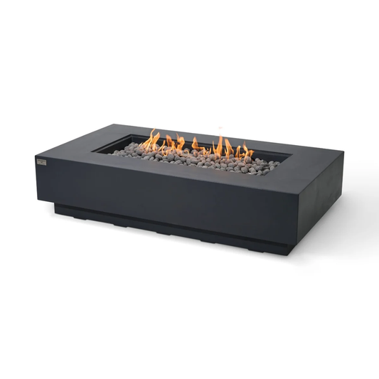 Elementi Pro Ravello 72” Fire Pit 150K BTU / Brass Burner