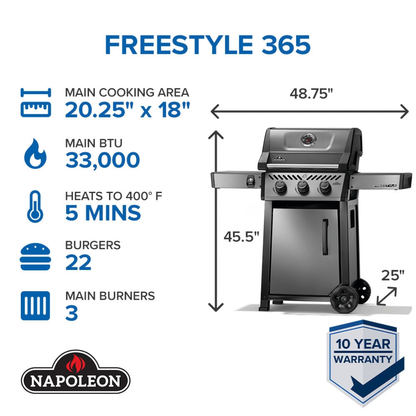 Napoleon Freestyle™ 365 3-Burner Gas Grill