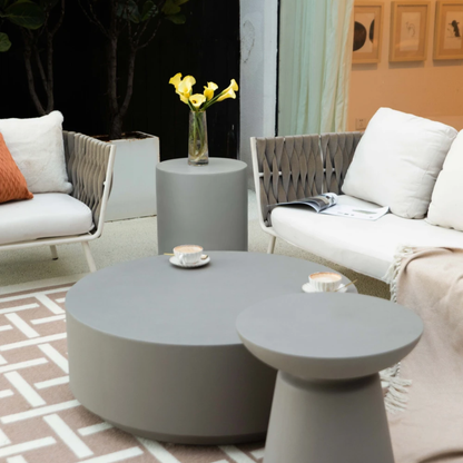 Elementi Rome Side Table - Space Gray