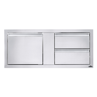 Napoleon 42 x 16 inch Single Door & Double Drawer Combo
