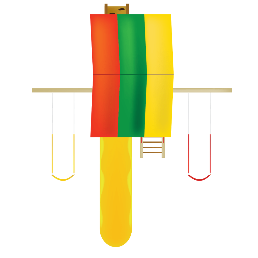PlayMor Family Space Saver Swing Set