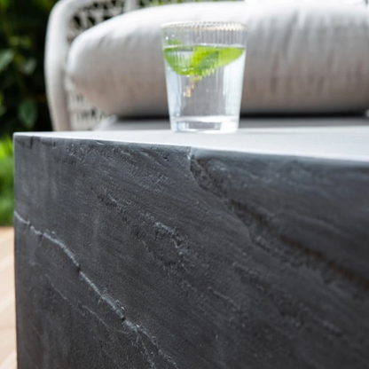 Elementi Colorado Side Table- Slate Black