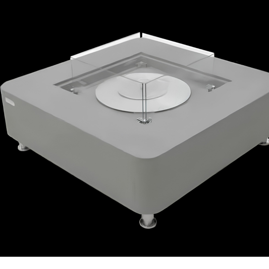 Elementi Perth 40" Square Space Gray Concrete Ethanol Fire Table