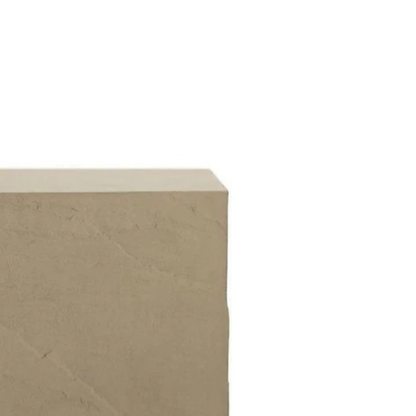 Elementi Home Colorado 18" Large Sunlight Yellow Concrete Side Table