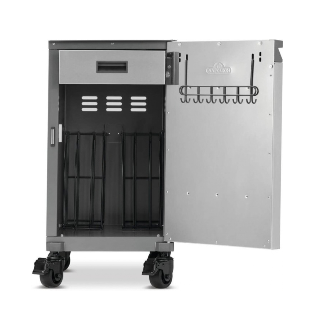 Napoleon Prestige® Under Grill Storage Two Carts