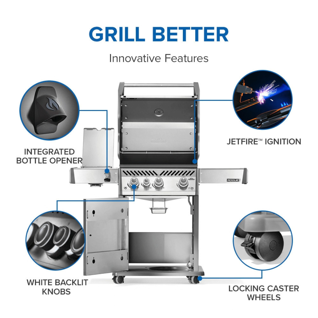 Napoleon Rogue® PRO 425 SIB with Infrared Side Burner