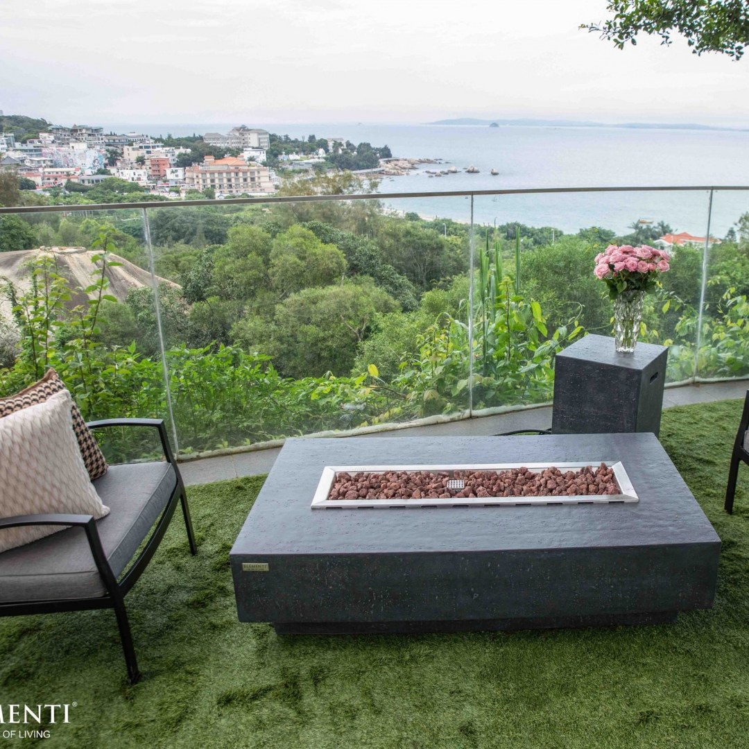 ELEMENTI HAMPTON FIRE TABLE (Dark Gray)
