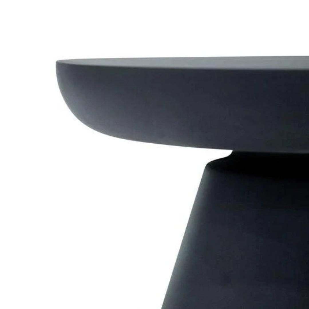 Elementi KYLIX Slate Black 34" Medium Concrete Coffee Table
