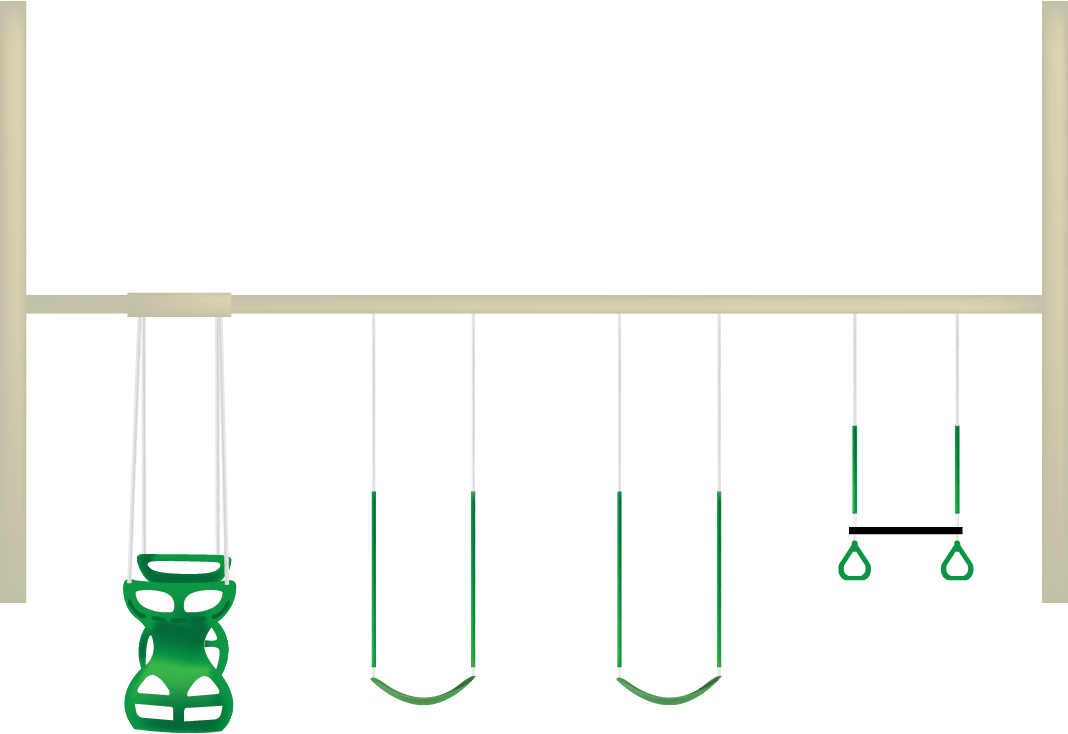Playmor Summer Playtime Swing Set