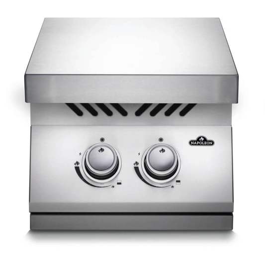 Napoleon Built-in 500 Series Inline Dual Range Top Burner with Stainless Steel Cover